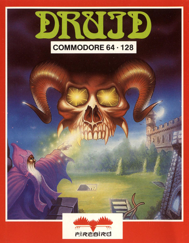 Druid: An Arcade Adventure box art for Commodore 64